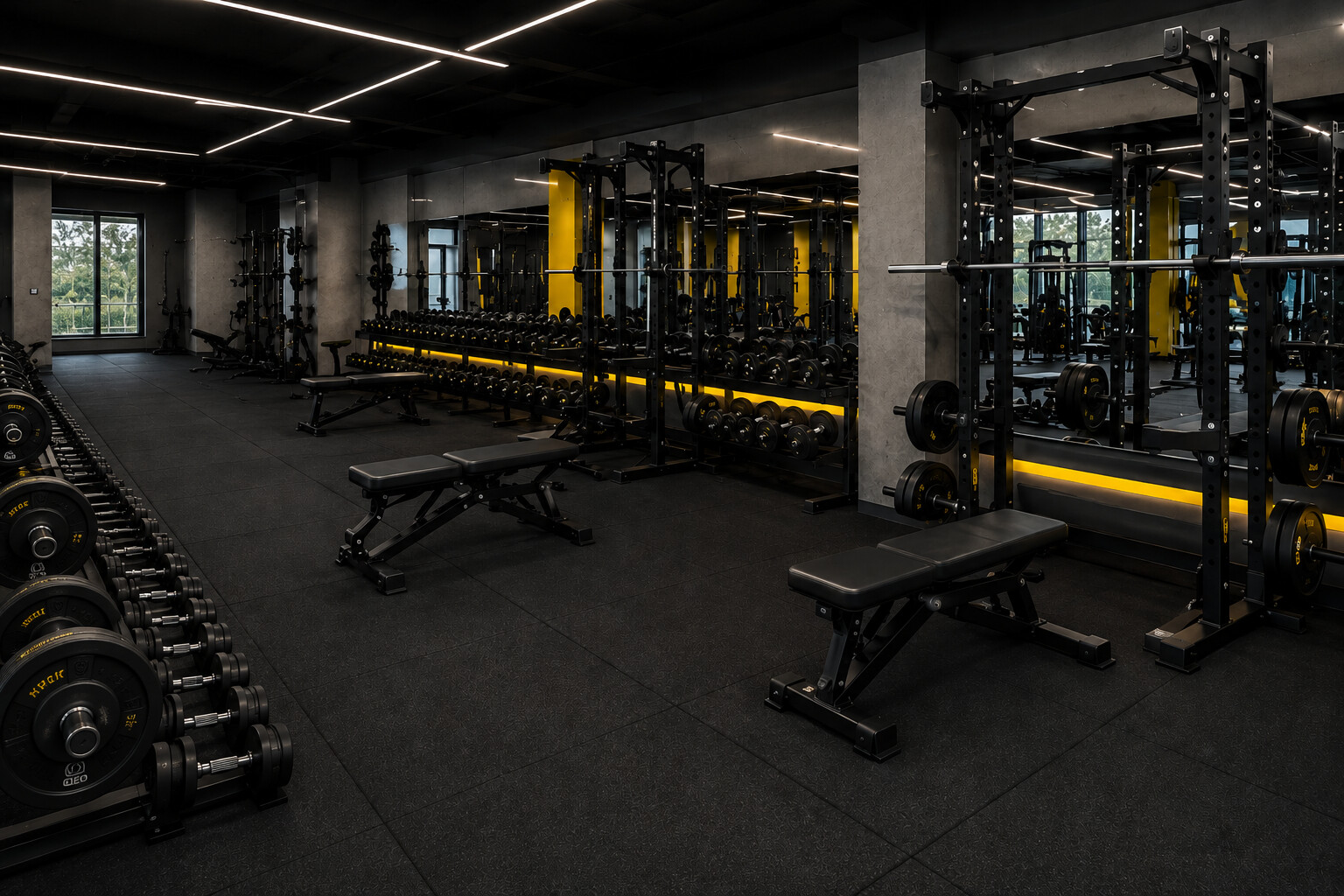 Free Weights Area